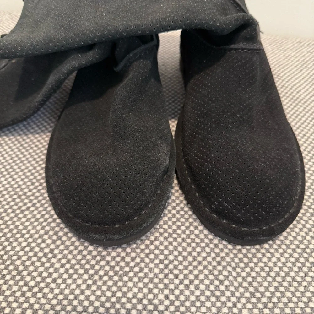 UGG Classic Black Unlined Perforated Tall Boot size 7